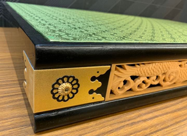 30号　極上飾台彫付　83×52 飾り台　台　五月人形