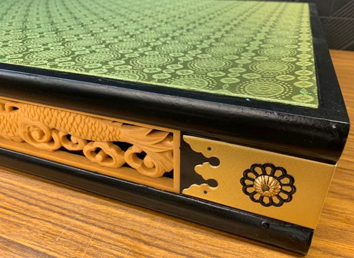 30号　極上飾台彫付　83×52 飾り台　台　五月人形