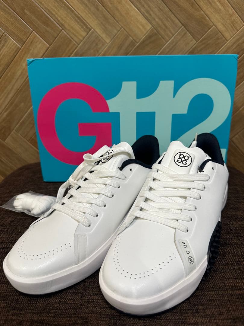 G/FOREメンズシューズG.112　ホワイト×ネイビー　26㎝