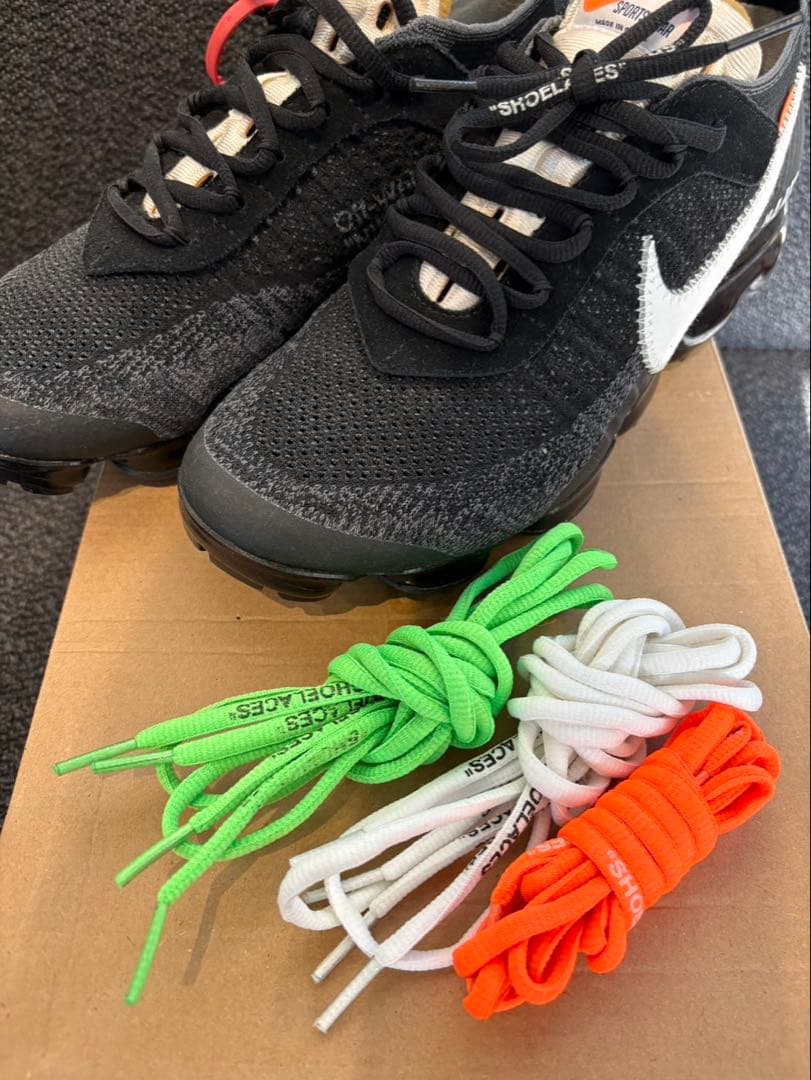 ⑥NIKE AIR VAPORMAX off White 27.5