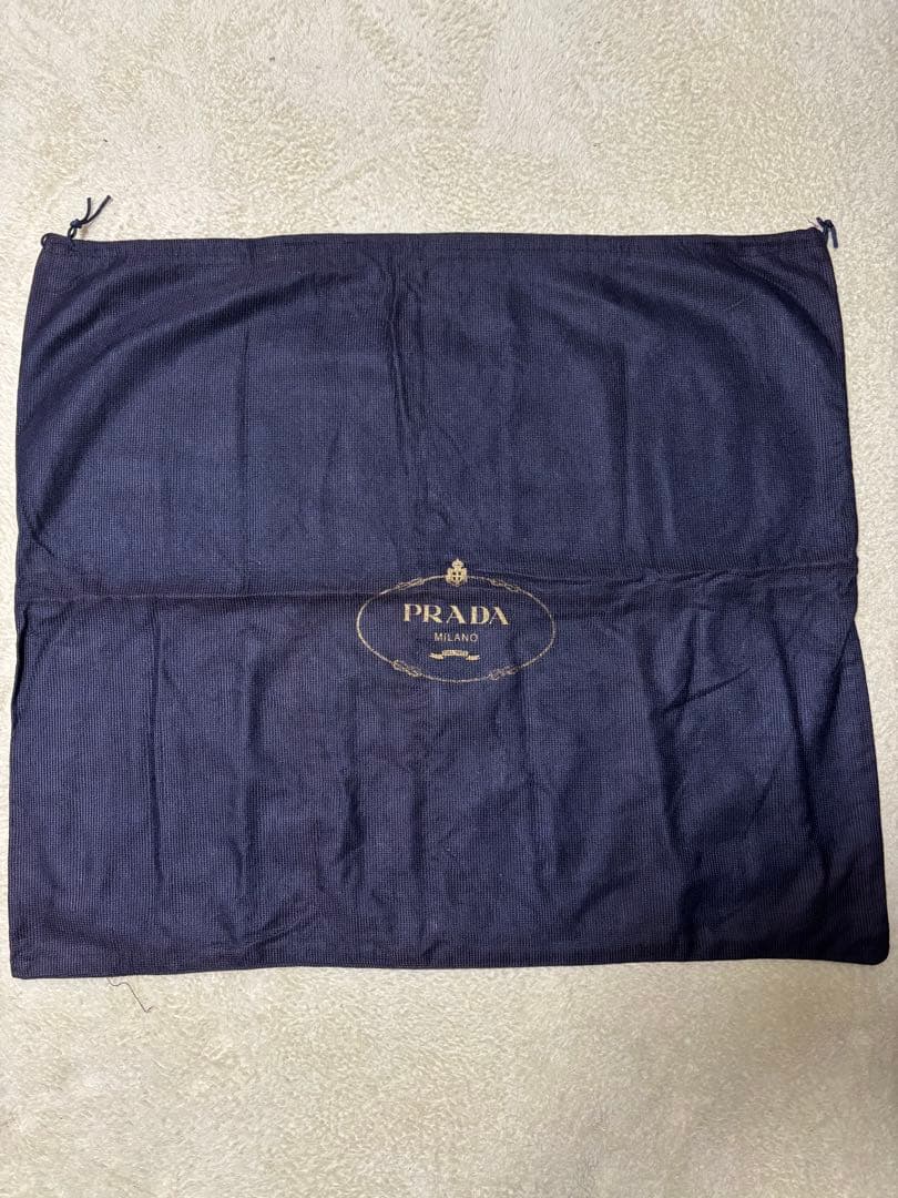 【美品】PRADA プラダ メッセンジャーバッグ ウール ユニセックス