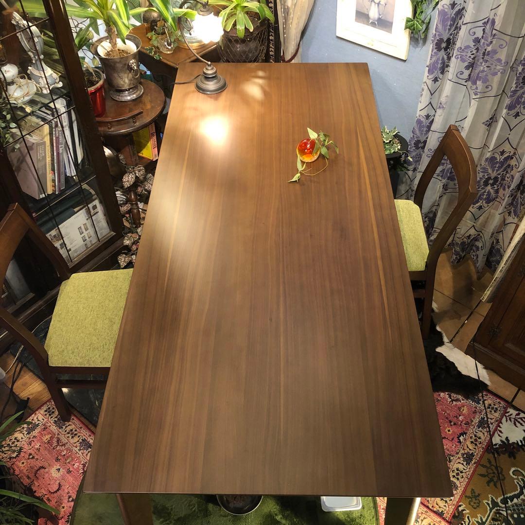 Sale ウォールナット　スクウェア　北欧ST ダイニングテーブル　幅１８０