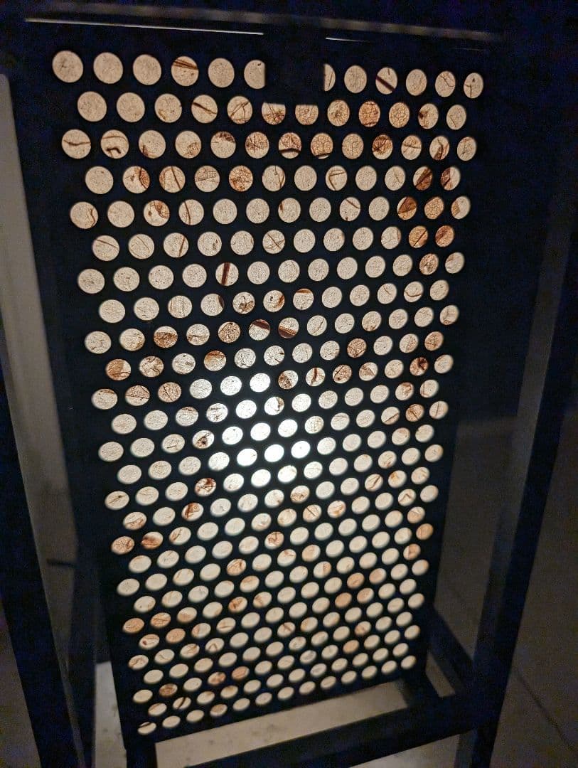 鉄製　行灯　間接証明 インテリア　和紙　灯り　黒　鉄　フロアライト　古民家