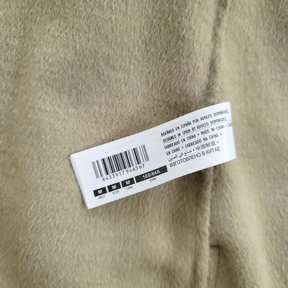 アドルフォドミンゲス☆メリノウールガウンコート ストール付き MだけどL相当