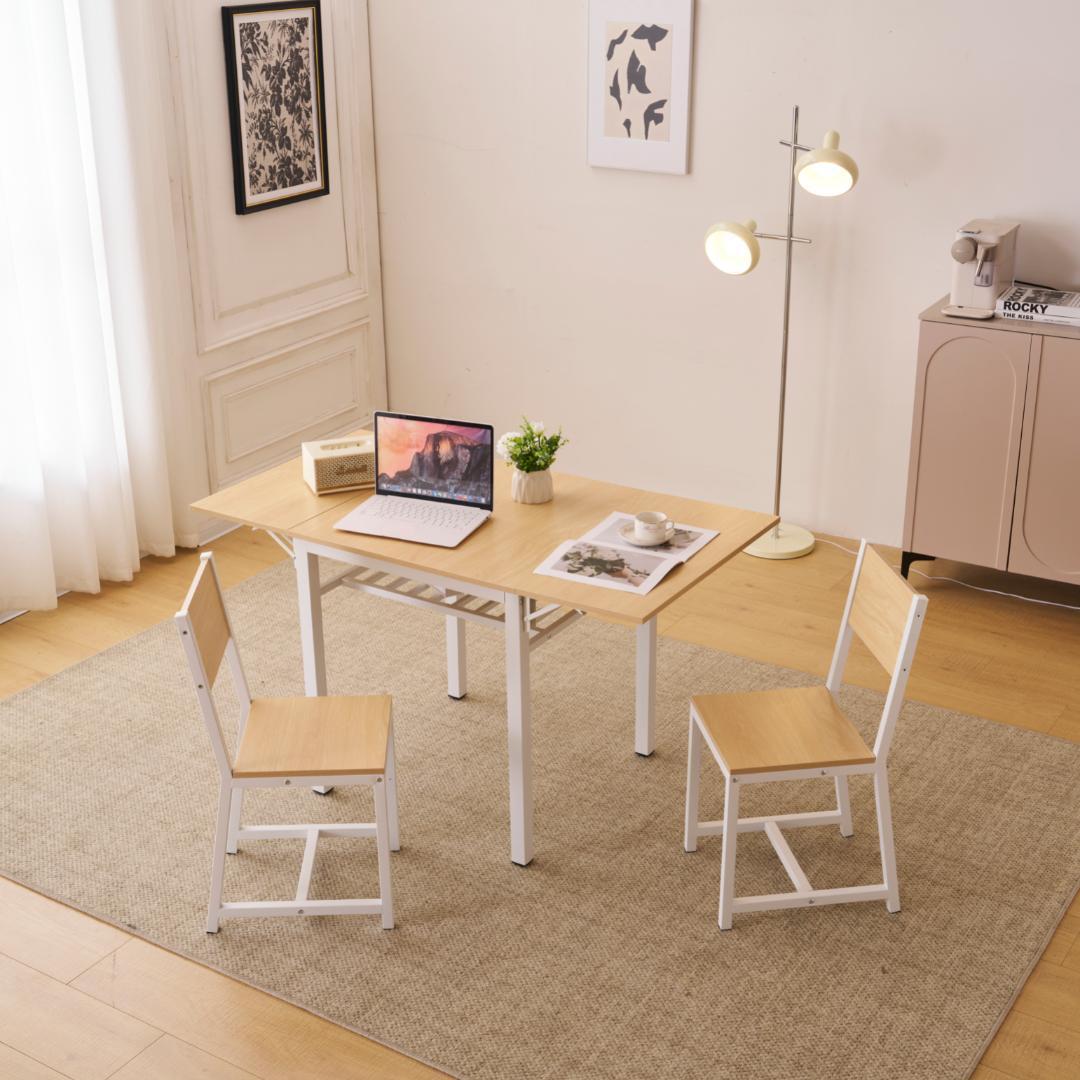 【ナチュラル】ダイニングセット3点ダイニング3点セット2人掛け無垢材食卓 パイン