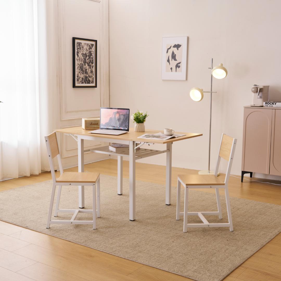 【ナチュラル】ダイニングセット3点ダイニング3点セット2人掛け無垢材食卓 パイン