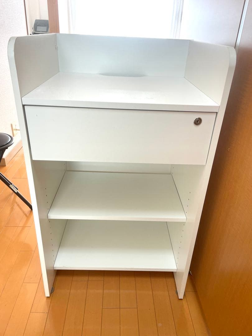 受付カウンター 引き出し付き