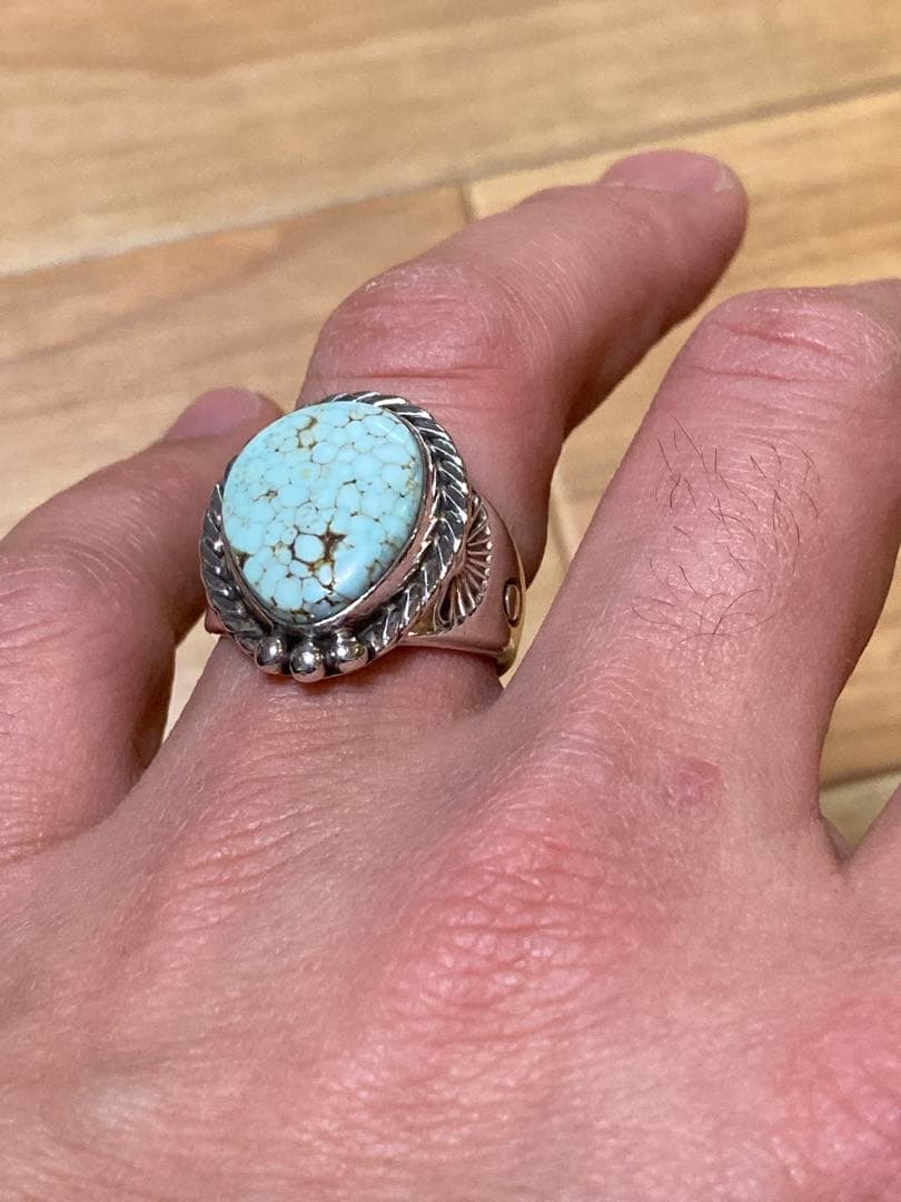 navajo TG 19号 sterling silver ターコイズリング
