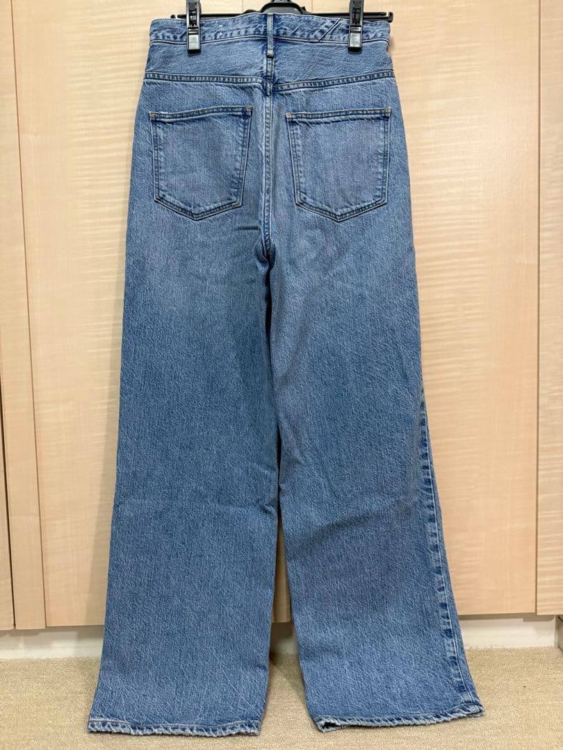 アッパーハイツ　ザニース　ワイドストレートデニム　　24サイズ　THENIECE