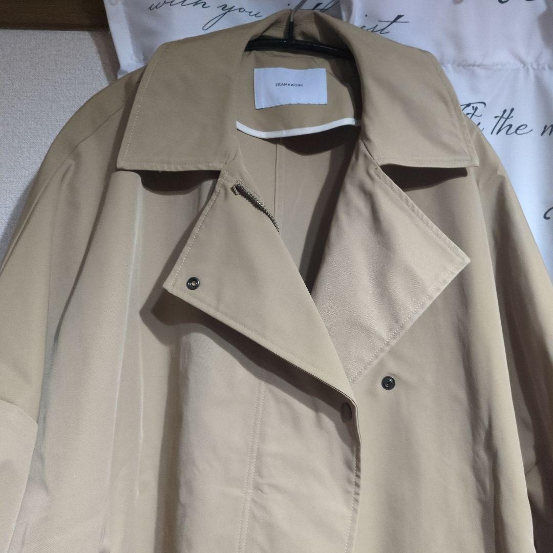 フレームワーク☆FRAMEWORK☆撥水ポンチョトレンチコート