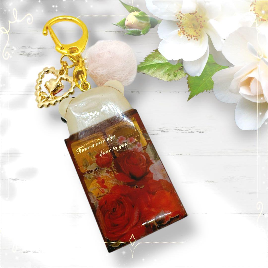 くまちゃんのチョコボックス レジンキーホルダー シャカシャカキーホルダー