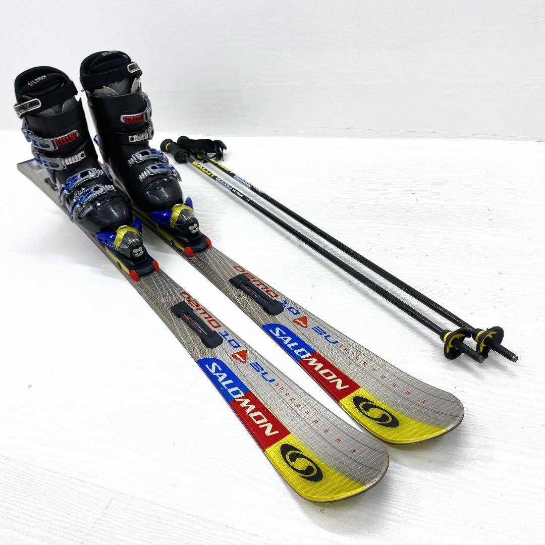 SALOMON サロモン メンズ スキー セット 165 27～27.5cm 板
