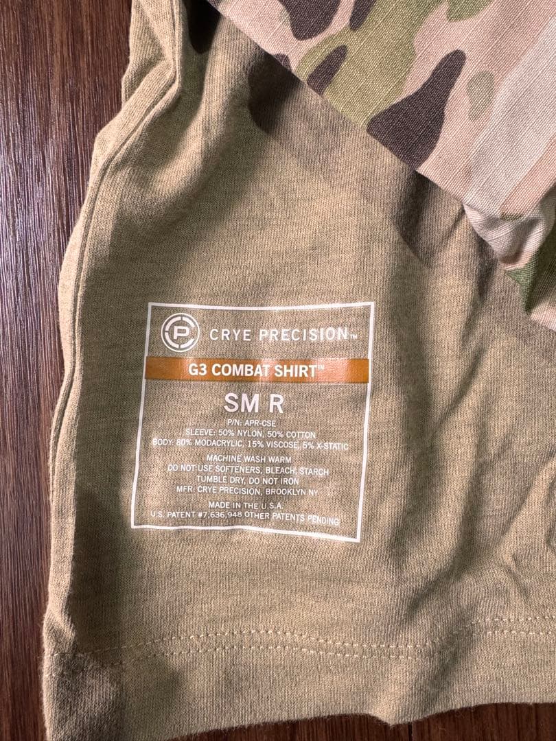 実物　CRYE PRECISION G3 コンバットシャツ