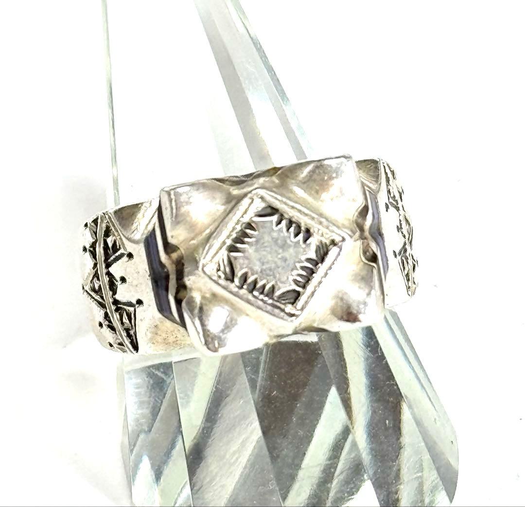 トゥアレグ族　ハンドメイド　さシルバーリング