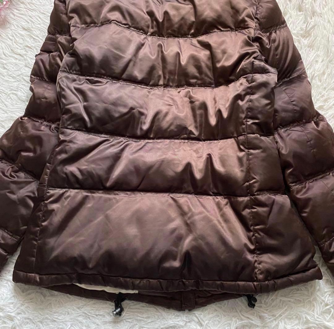 【最終値下げ】週末限定価格！PRADA ブラウン ダウンジャケット ファー付き