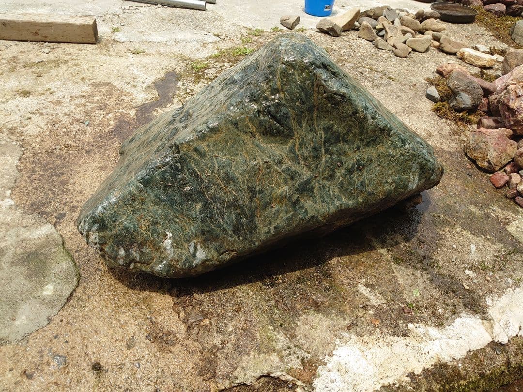 京都産 大江山石 約300kg 庭石 観賞石 日本庭園