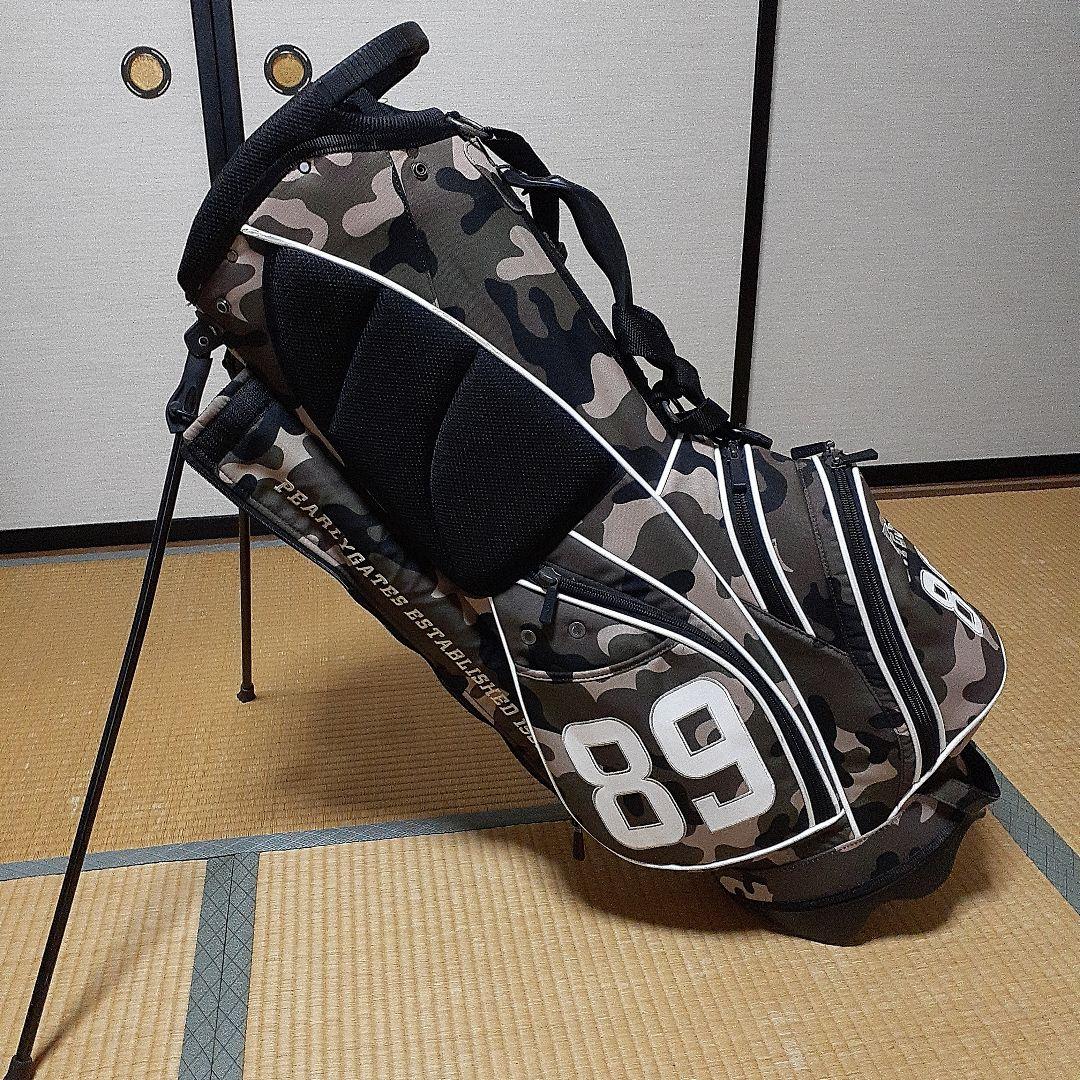 国内正規品　パーリーゲイツ　キャディバッグ　カモ柄 　スタンド式