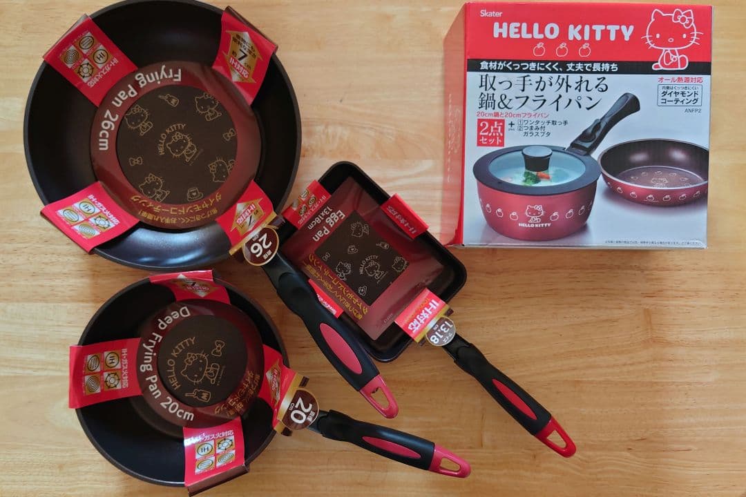ハローキティ　フライパンセット