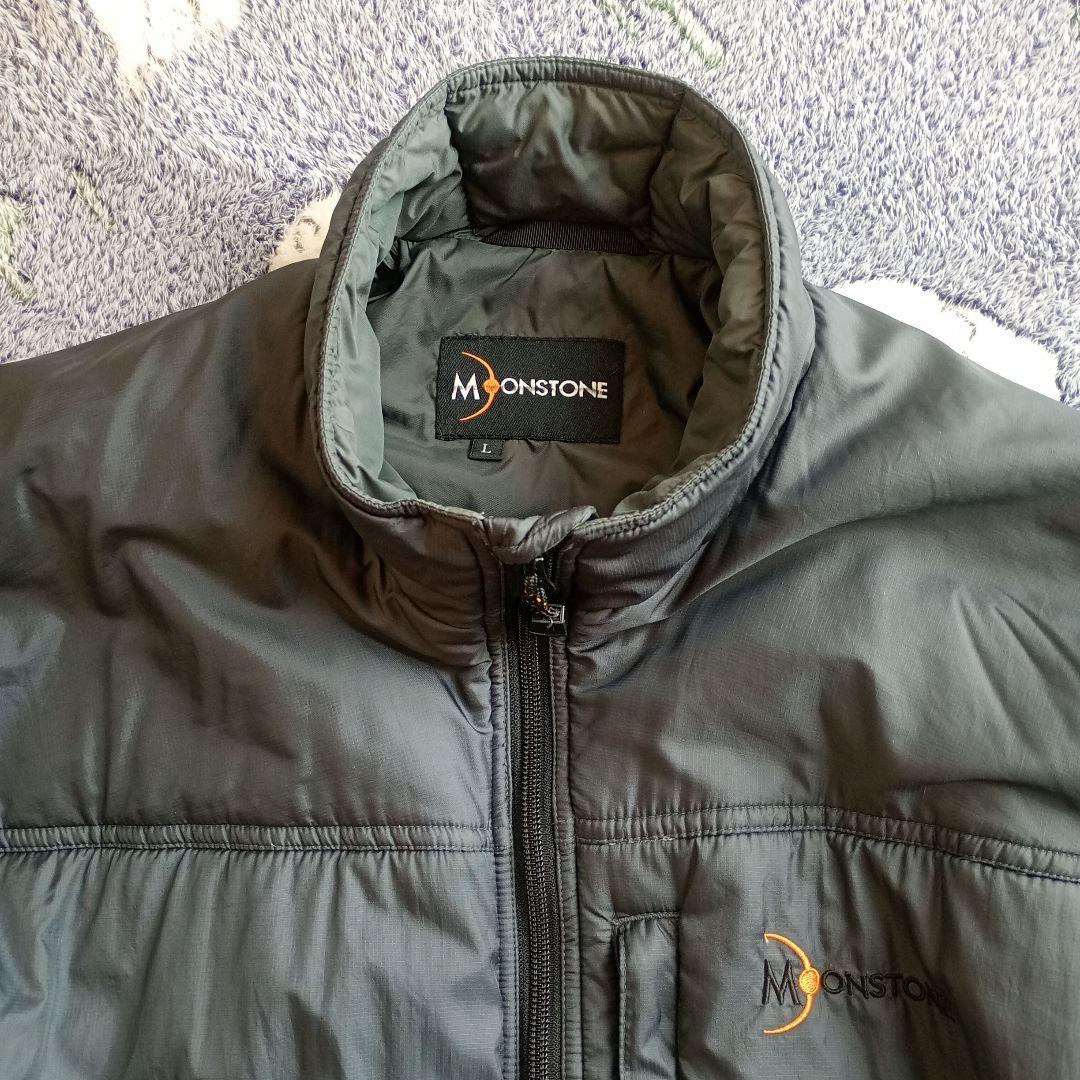 【MOONSTONE】中綿 ナイロンジャケット 〈グレー〉
