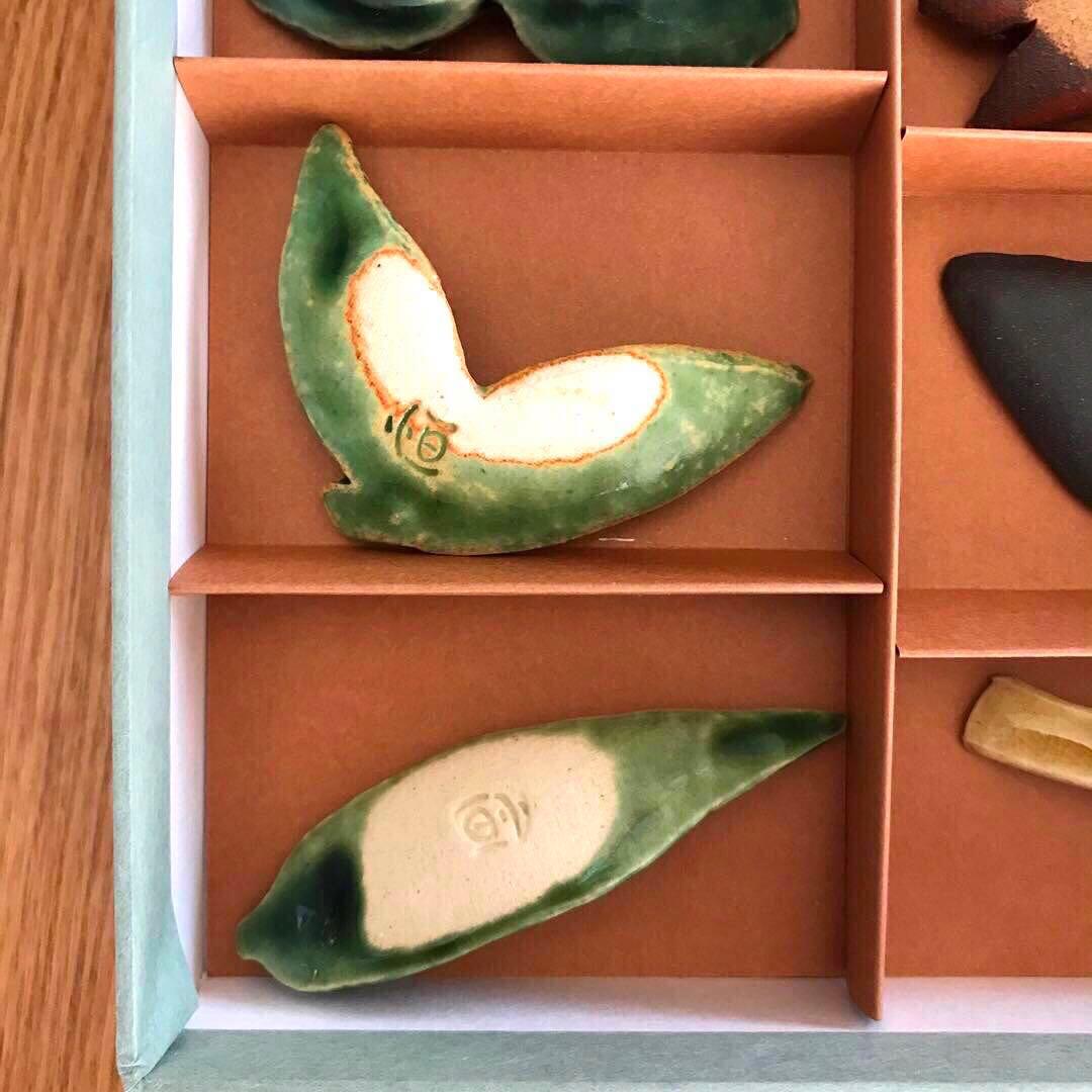 陶器 田中恒子さん　箸置き　セット