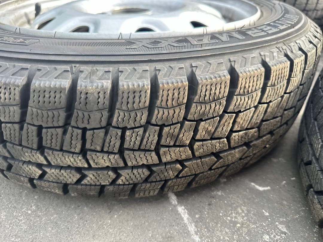 ホイール　スタッドレスタイヤ　付き　4本セット　155/65R14 ダンロップ