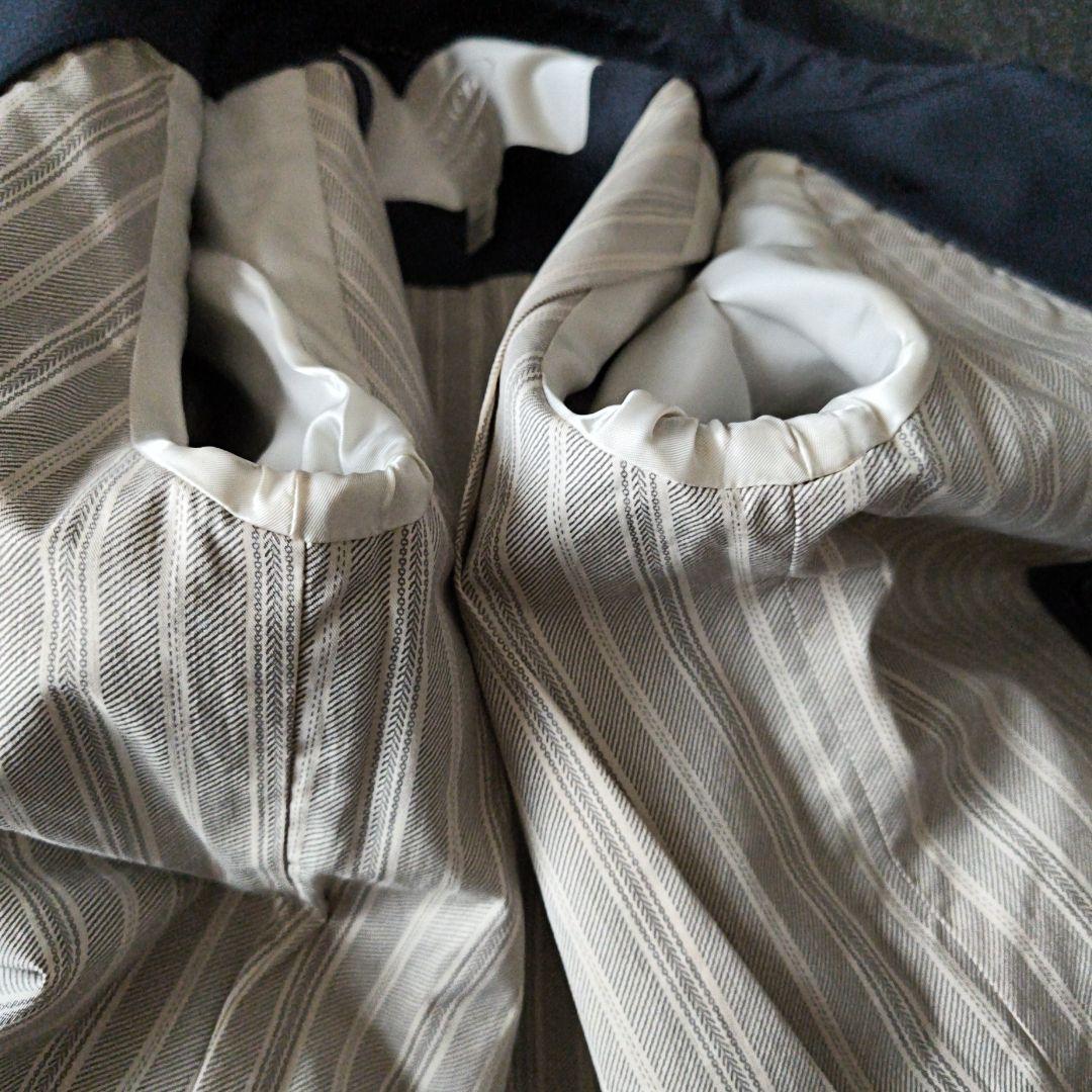 美品✨COACH ショートトレンチコート ダブルブレスト ベルト付 ネイビーM