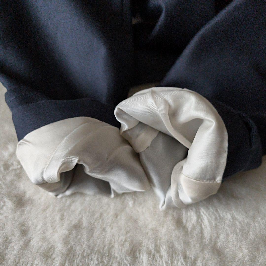 美品✨COACH ショートトレンチコート ダブルブレスト ベルト付 ネイビーM