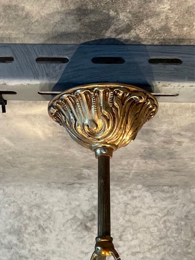 5-2.フランス アンティーク シャンデリア 5灯 キャンドル 吊り下げ