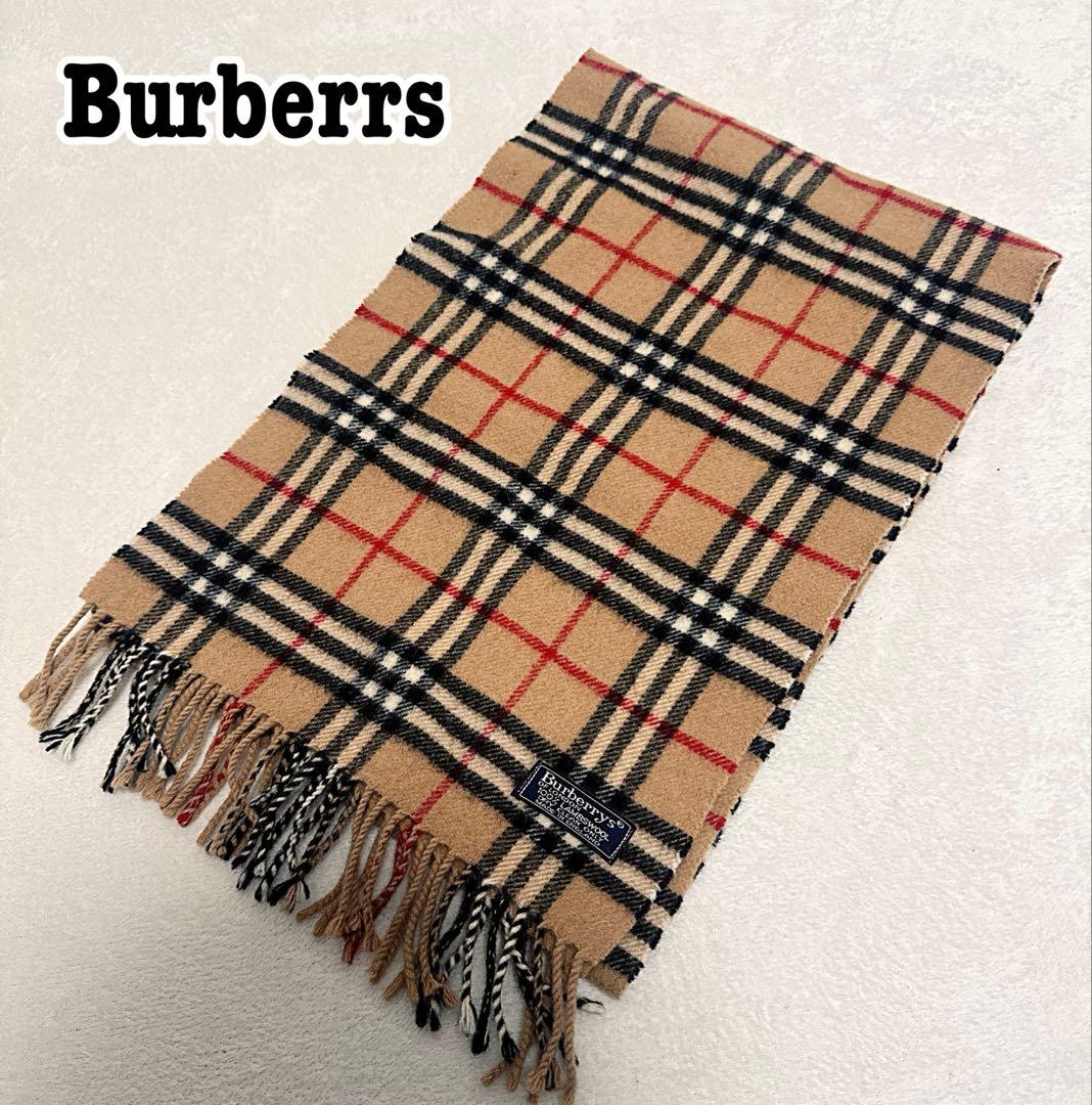 バーバリー♡165センチ長め♡チェックマフラー♡イングランド製