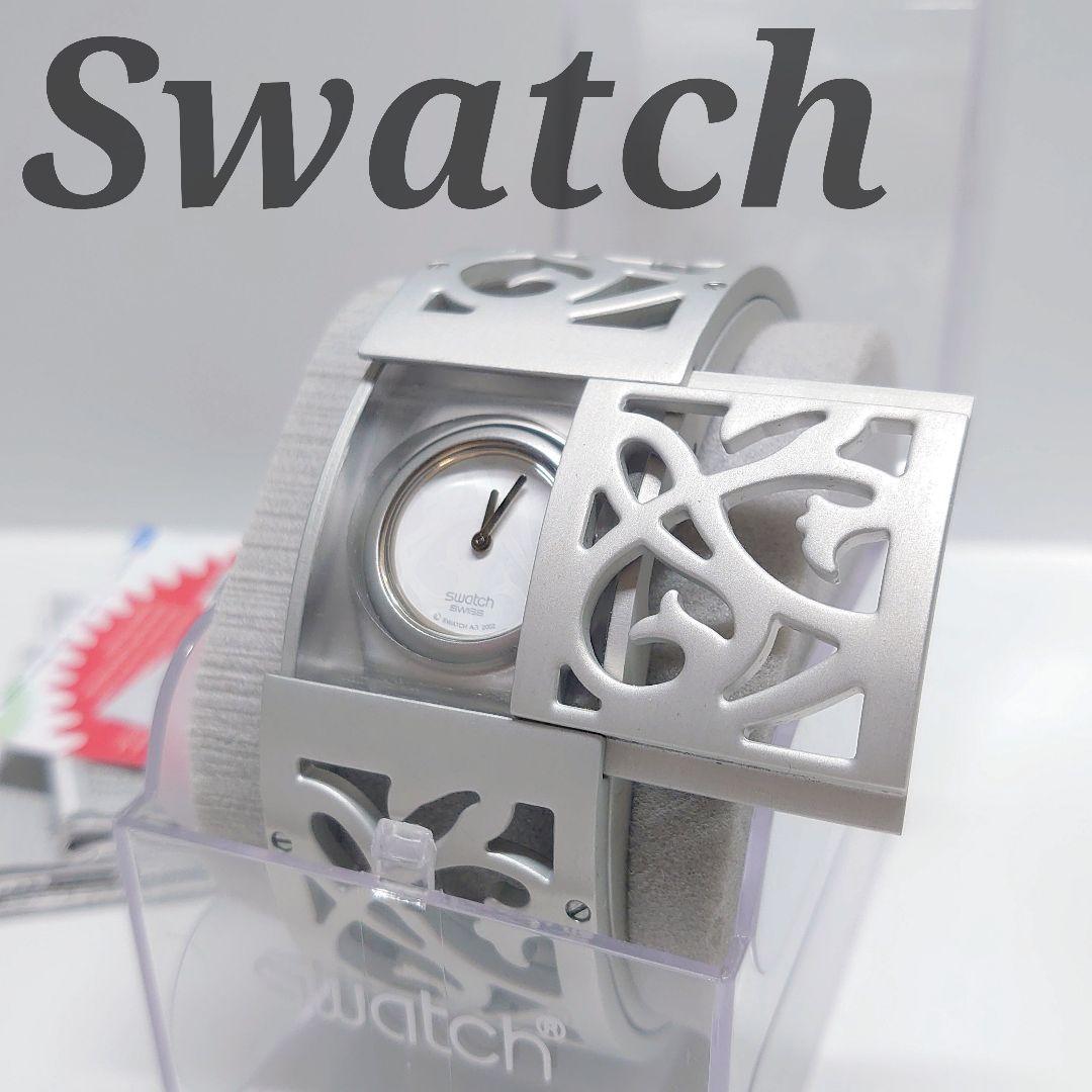 ✨美品✨Swatch スウォッチ IRONY LADY FLOWER バングル