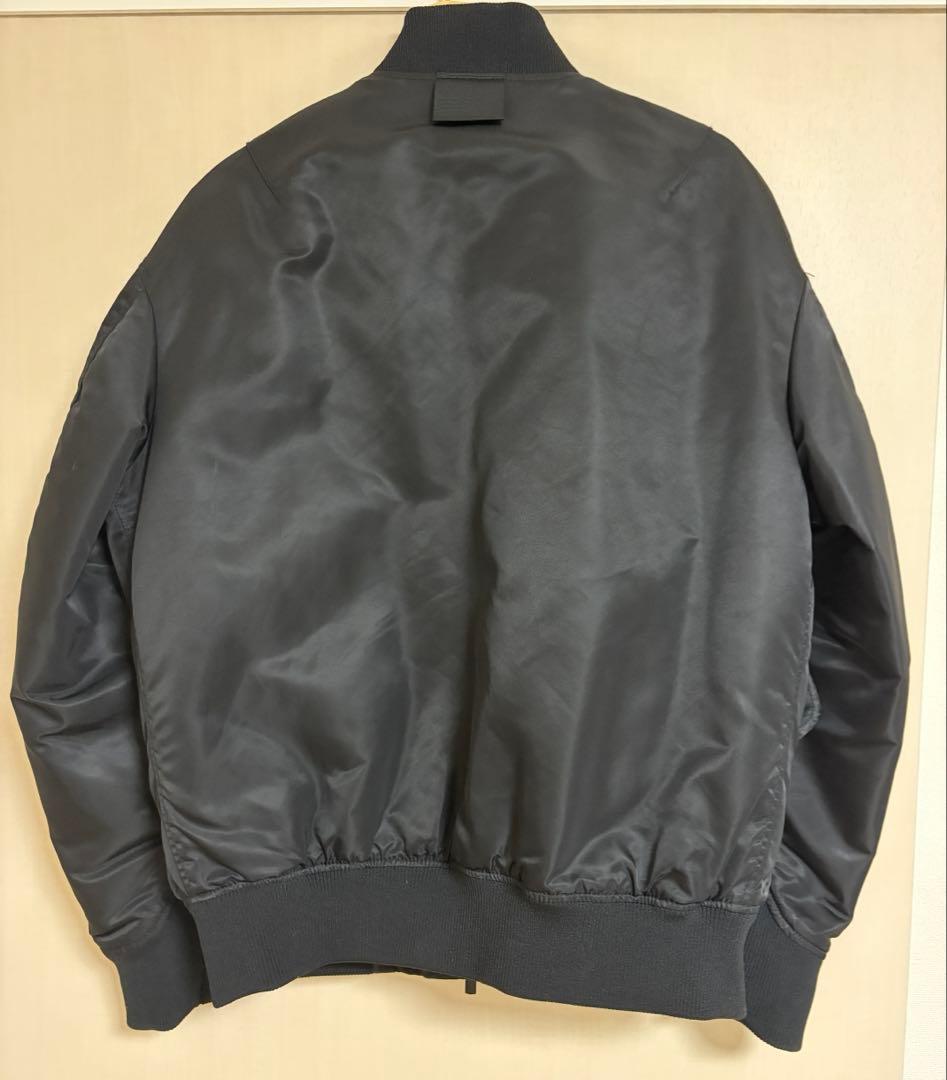 美品　+JハイブリッドダウンオーバーサイズMA1 Mサイズ ブラック