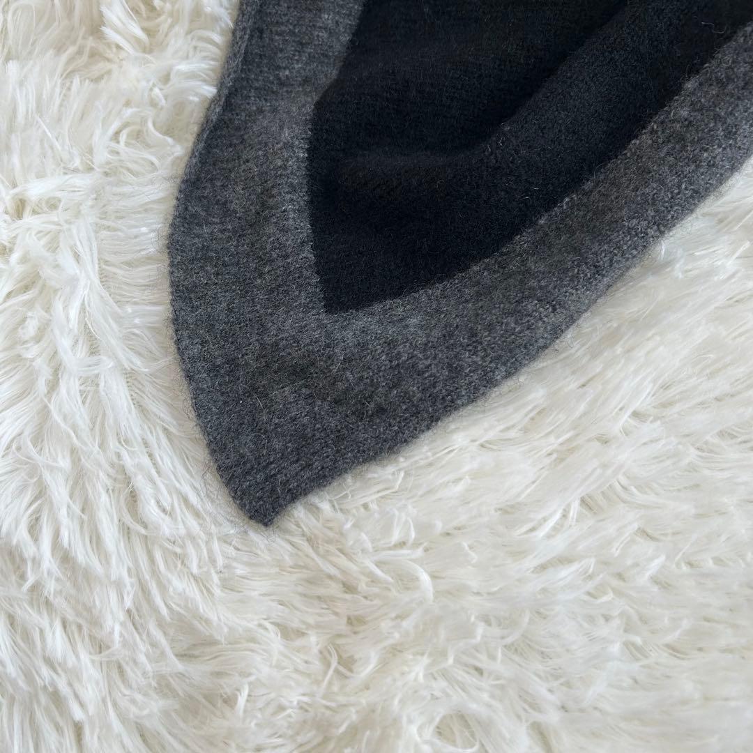 UTO カシミヤ100% 額縁配色　天使のストール　オリジナルオーダーカラー