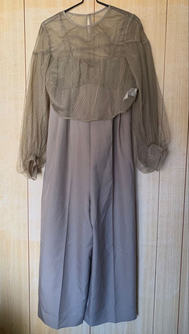 サロペット・オーバーオール・オールインワン Ameri NET TULLE TOP LAYERED ROMPERS