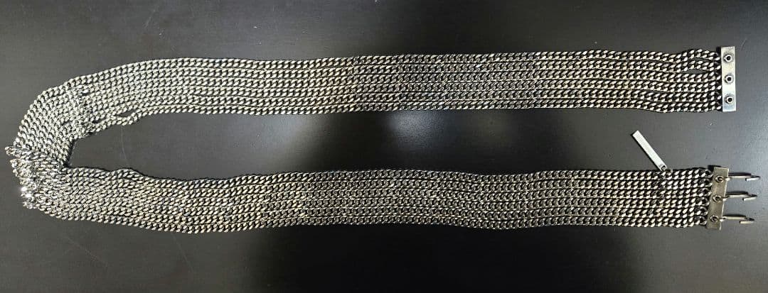 希少 ディオールオム 04SS Strip チェーンベルト美品 箱付 エディ