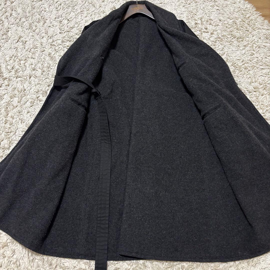 【名作】COMOLI コモリ ウールナッピングタイロッケンコート ブラック 2