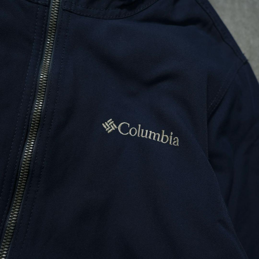 y2k Columbia パフシェルジャケット ネイビー 短丈 テック系