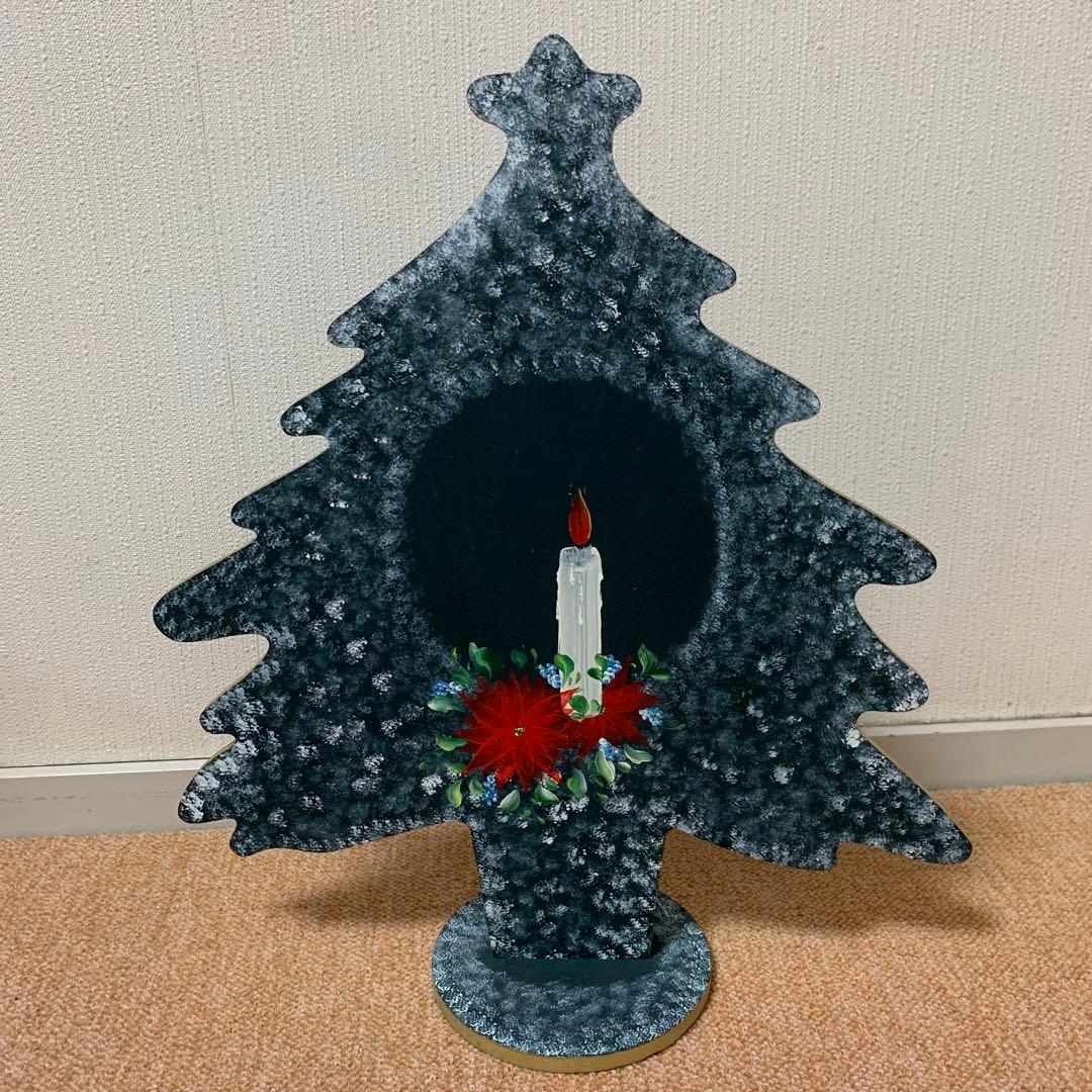 クリスマスボード　クリスマスツリー ハンドメイド　 アッセンドルフト