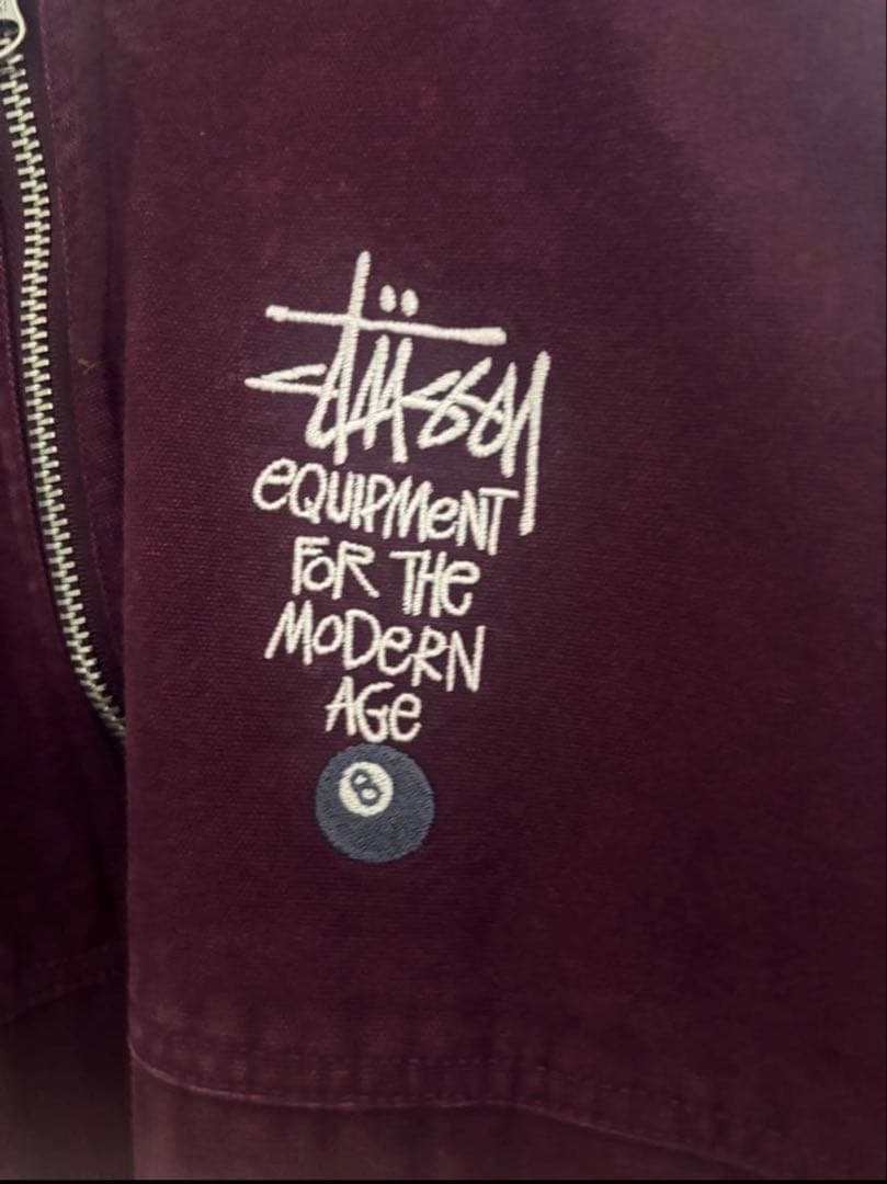 【専用】Stüssy ワインレッド フード付きジャケット