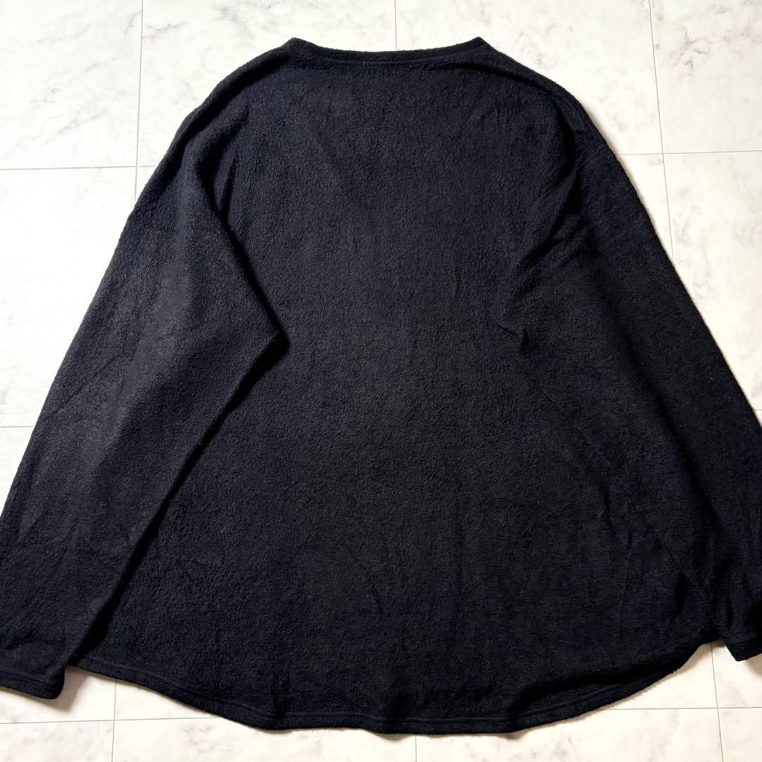 COMOLI コモリ 22AW シルクフリース長袖クルー サイズ3(L)