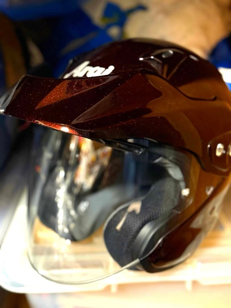 Arai ジェットヘルメット ブラウン 59.60 cm