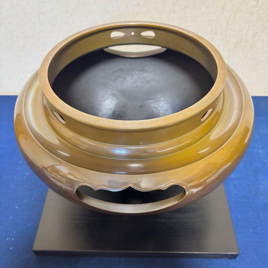 人間国宝敬典造/風炉/茶釜 電熱器/唐銅朝鮮風炉/野々田電熱器/敷板/茶道具