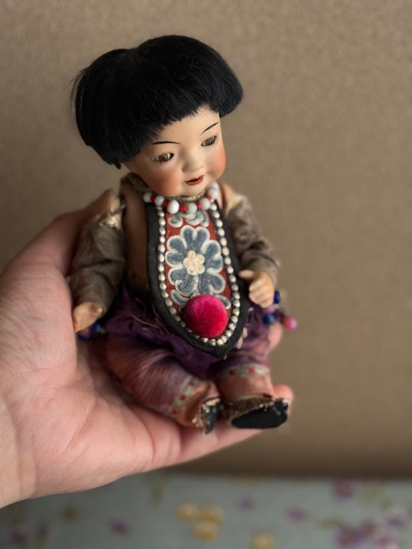 おそらく日本製のオールビスクドール　アンティーク