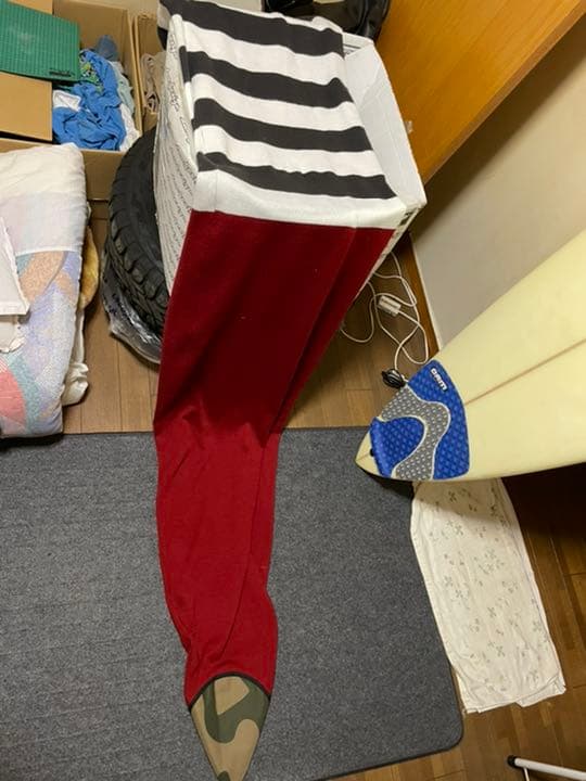 サーフボード一式です。　収納袋、フィン、リーシュコード、ワックスは新品です。