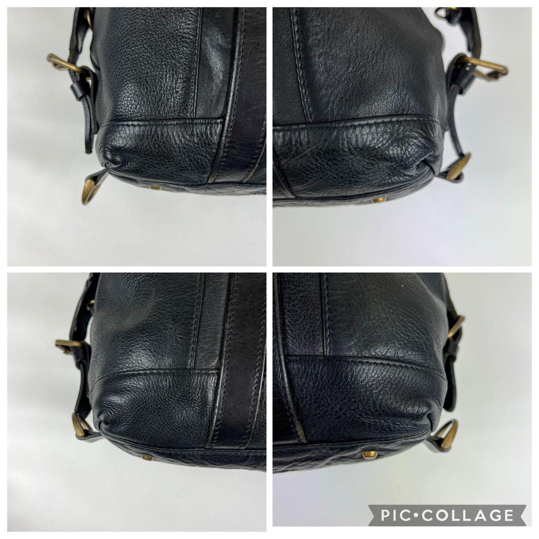 【y2k✨】マスターピース トートバッグ ボストン 2way スタッズ ブラック