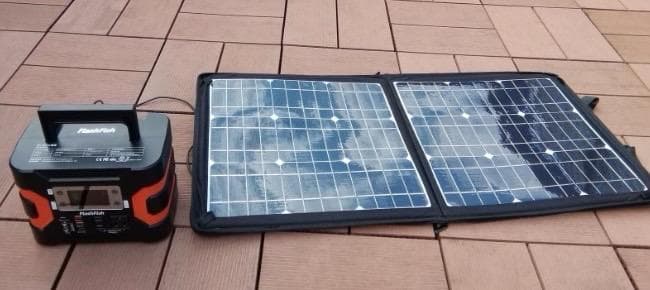 ❤コンパクトながら超大容量♪❤ポータブル電源＆ソーラーパネル お買い得セット