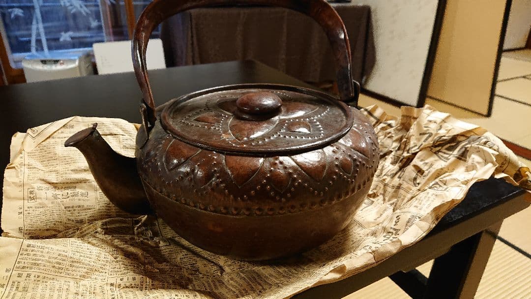 銅製 やかん レトロ 骨董
