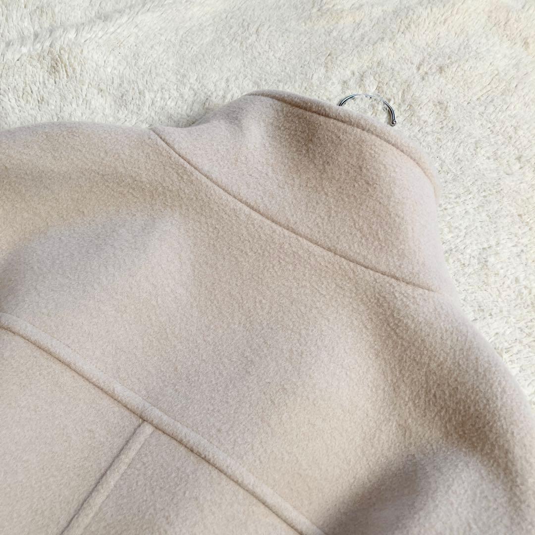 極美品・23AW✨アルアバイル　ショートビーバーファネルネックコート　サイズ1