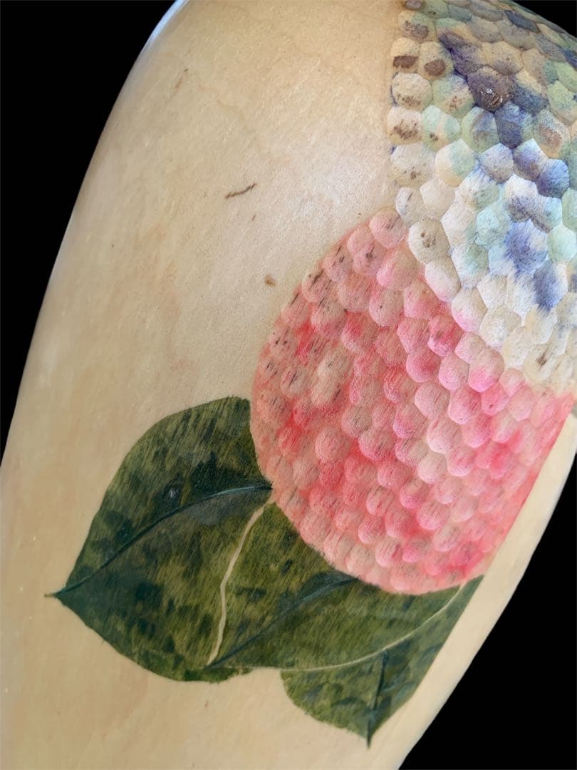 渡辺雄二　創作こけし　　『あじさい』