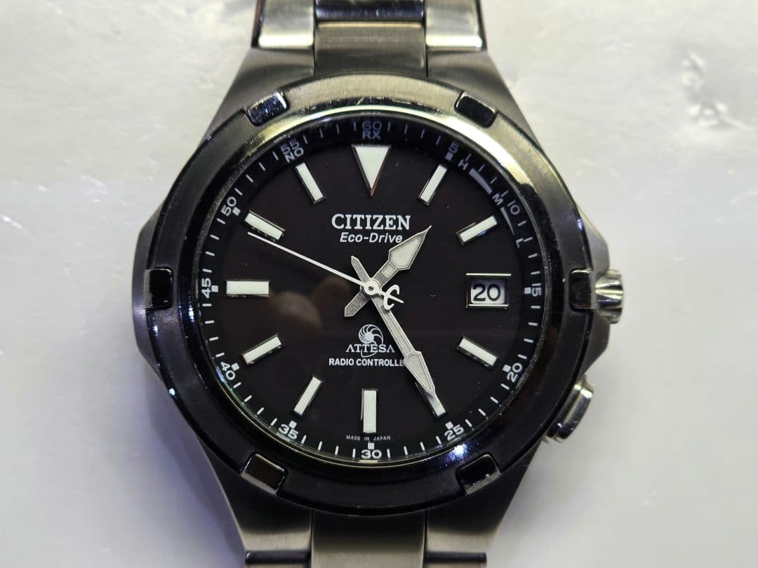 CITIZEN アテッサ Eco-Drive チタニウム電波時計 16.5cm