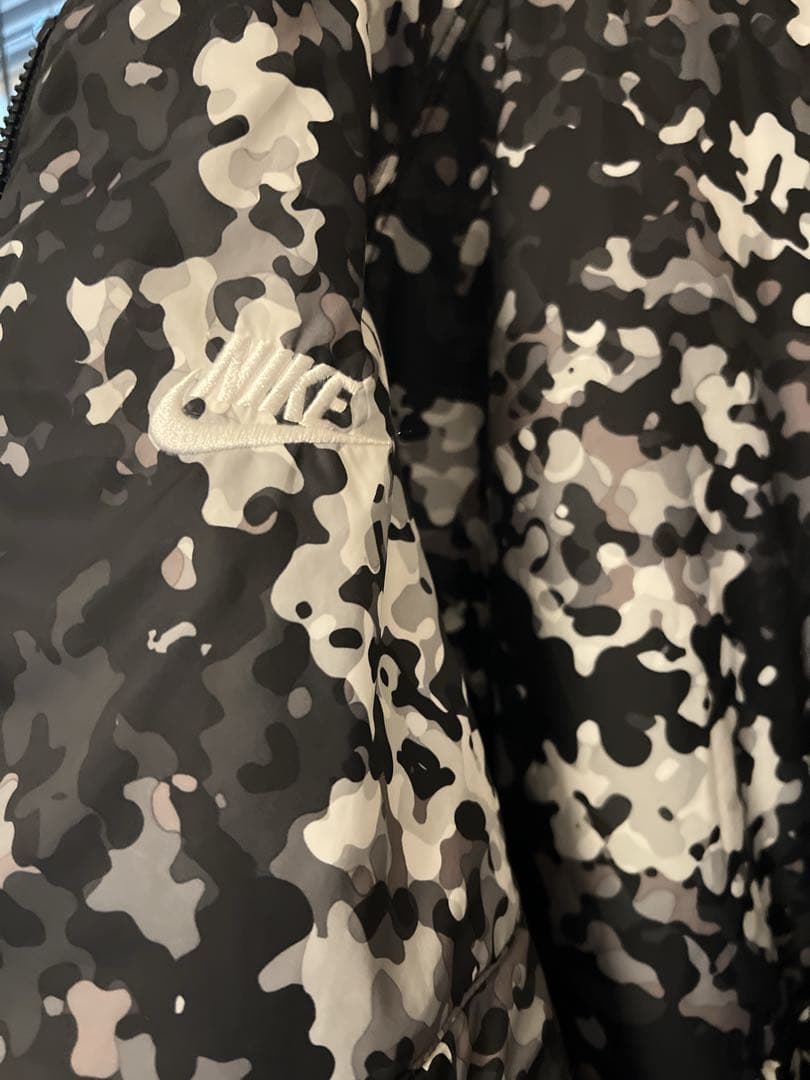 美品　NIKE　MA-1　ボンバージャケット XL　リバーシブル　ブラック　迷彩